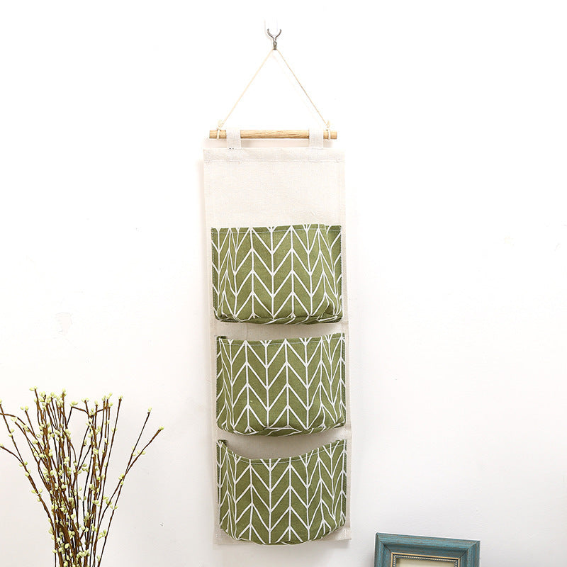 Pastoral Cotton And Linen Storage Bag For Organized Home Storage