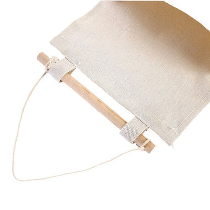 Pastoral Cotton And Linen Storage Bag For Organized Home Storage