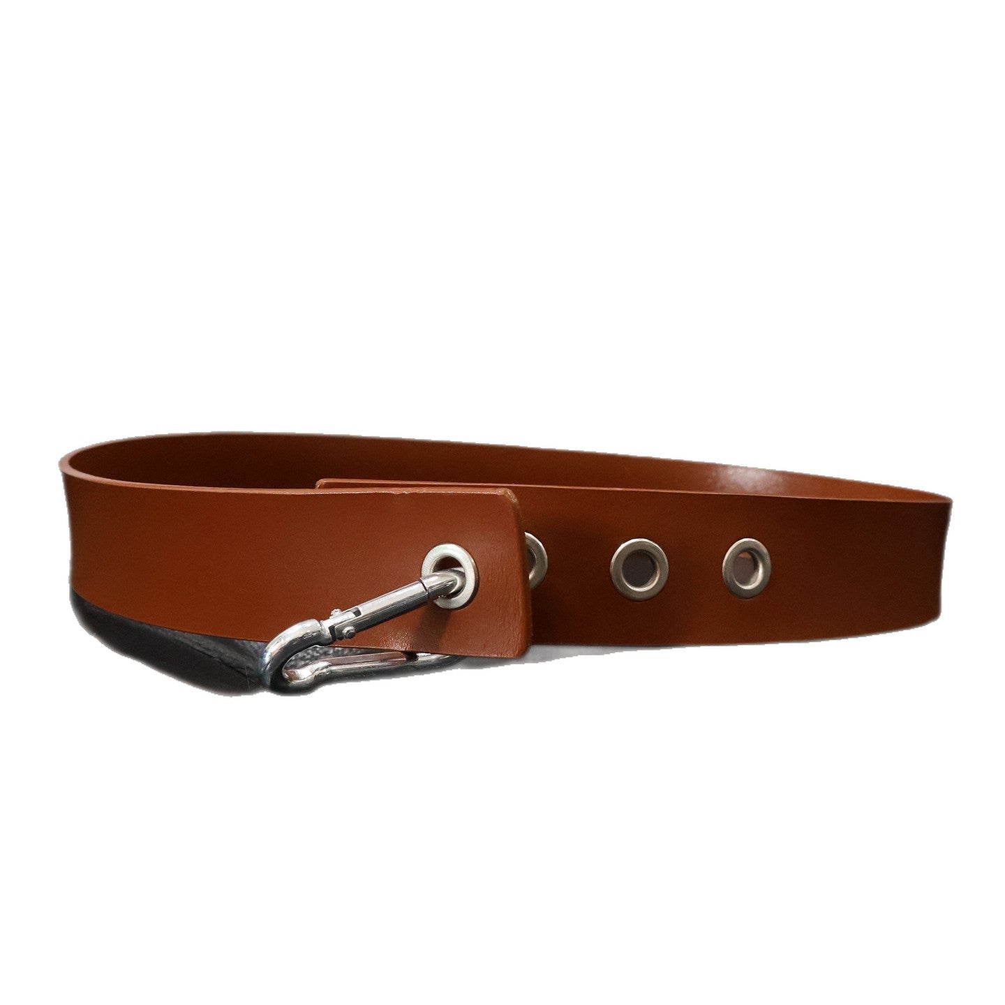 Retro Unisex Fashion Mesh Belt In Dyed Black With Alloy Buckle, Made Of PU Leather