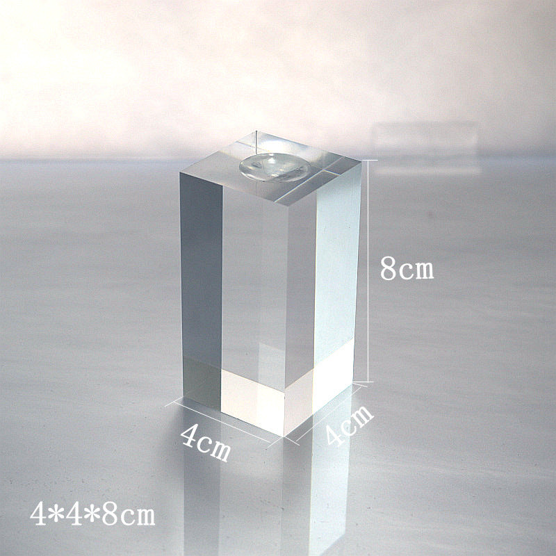 3 Pieces Set Artistic Acrylic Jewelry Rack With Spray Paint Finish For Elegant Display