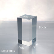 Transparent Base with Grooves 5*5*10cm