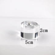 Grooved Round Transparent 5*2cm