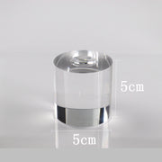 Grooved Round Transparent 5*5cm
