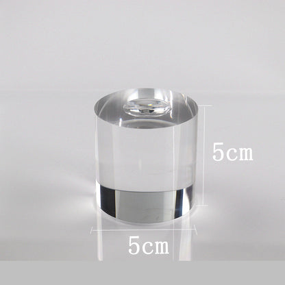 3 Pieces Set Artistic Acrylic Jewelry Rack With Spray Paint Finish For Elegant Display