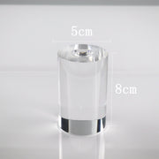 Grooved Round Transparent 5*8cm