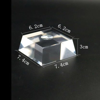 3 Pieces Set Artistic Acrylic Jewelry Rack With Spray Paint Finish For Elegant Display