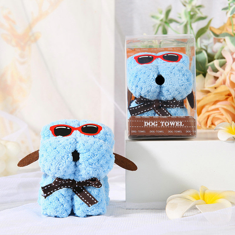 Coral Fleece Cake Towel In Polyester Fiber Featuring 32s Yarn Count And Quick Absorption In 5-10 Seconds