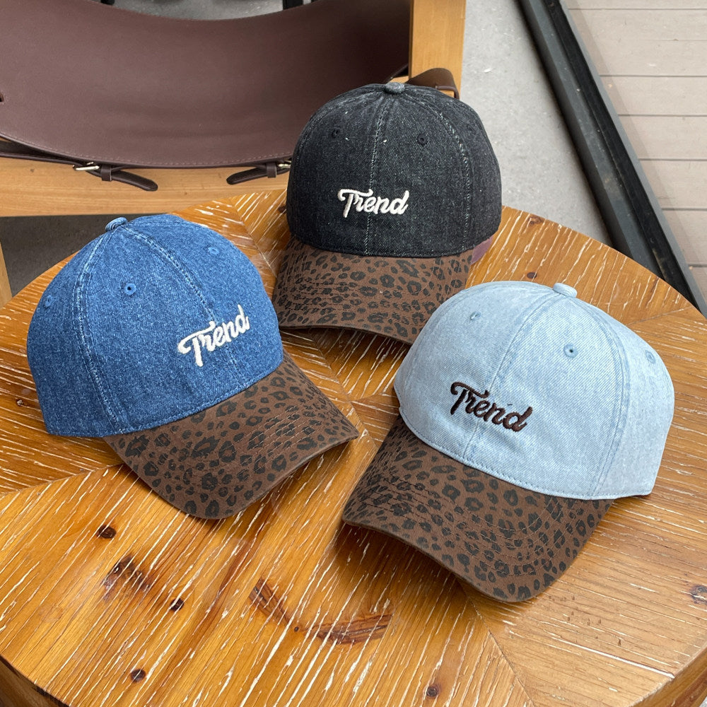 Unisex Cowboy Style Baseball Cap With Wide Brim, Breathable Denim Material Featuring Splicing Craft