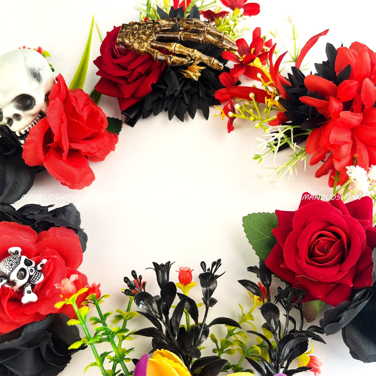 Skull Hair Claws Hairpin For Women Made Of Durable Plastic, Perfect Halloween Accessory