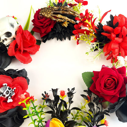 Skull Hair Claws Hairpin For Women Made Of Durable Plastic, Perfect Halloween Accessory