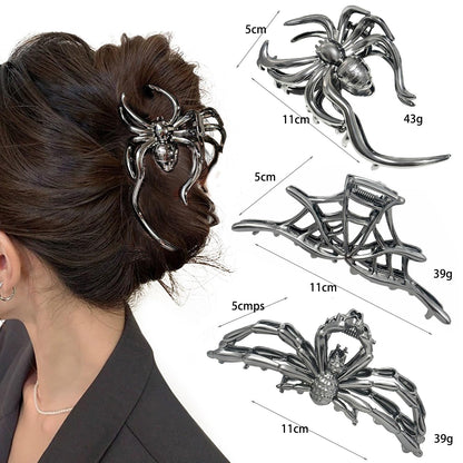Bat Hair Claws For Women, Alloy Hairpin Set Of 3 Pieces, Perfect Halloween Hair Accessories