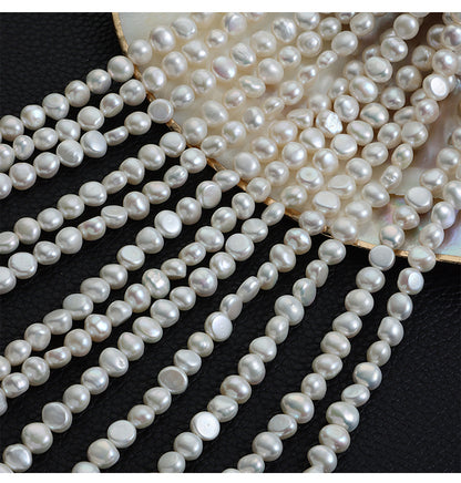 Baroque Style DIY Loose Freshwater Pearls In Natural White, 7-8mm Baroque Pearl Shape