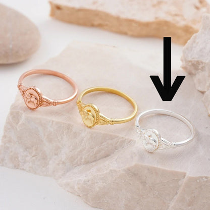 Women’s Elephant Ring In Gold Electroplated Copper, Perfect For Daily Wear