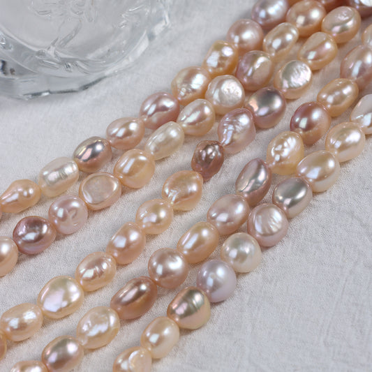 Baroque Style DIY Loose Freshwater Baroque Pearls With 9-10mm Pearl Diameter For Jewelry Making