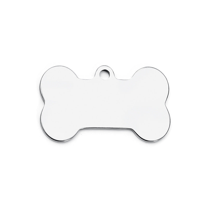 Cartoon Pet Accessories Titanium Steel Pet Tag Suitable For All Seasons