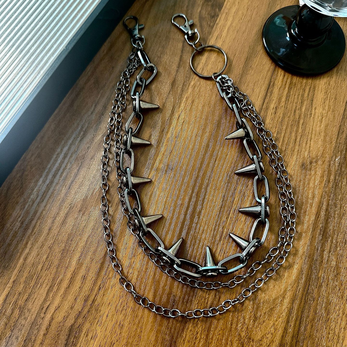 Unisex Hip-Hop Alloy Waist Chain Featuring Durable Design For Stylish Streetwear