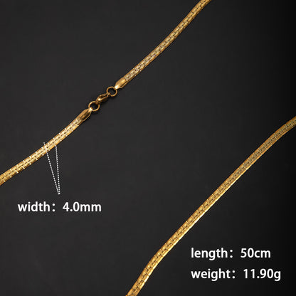 Unisex Round Hammered Necklace In 304 Stainless Steel With Lobster Trigger Clasp Closure, Steel Color