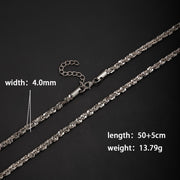 Steel Color, 4.0mm Wide * 50+5cm Long, Flat Twisted Wire