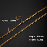 Gold 4.0mm Wide*50+5cm Long, Flat Twisted Cord