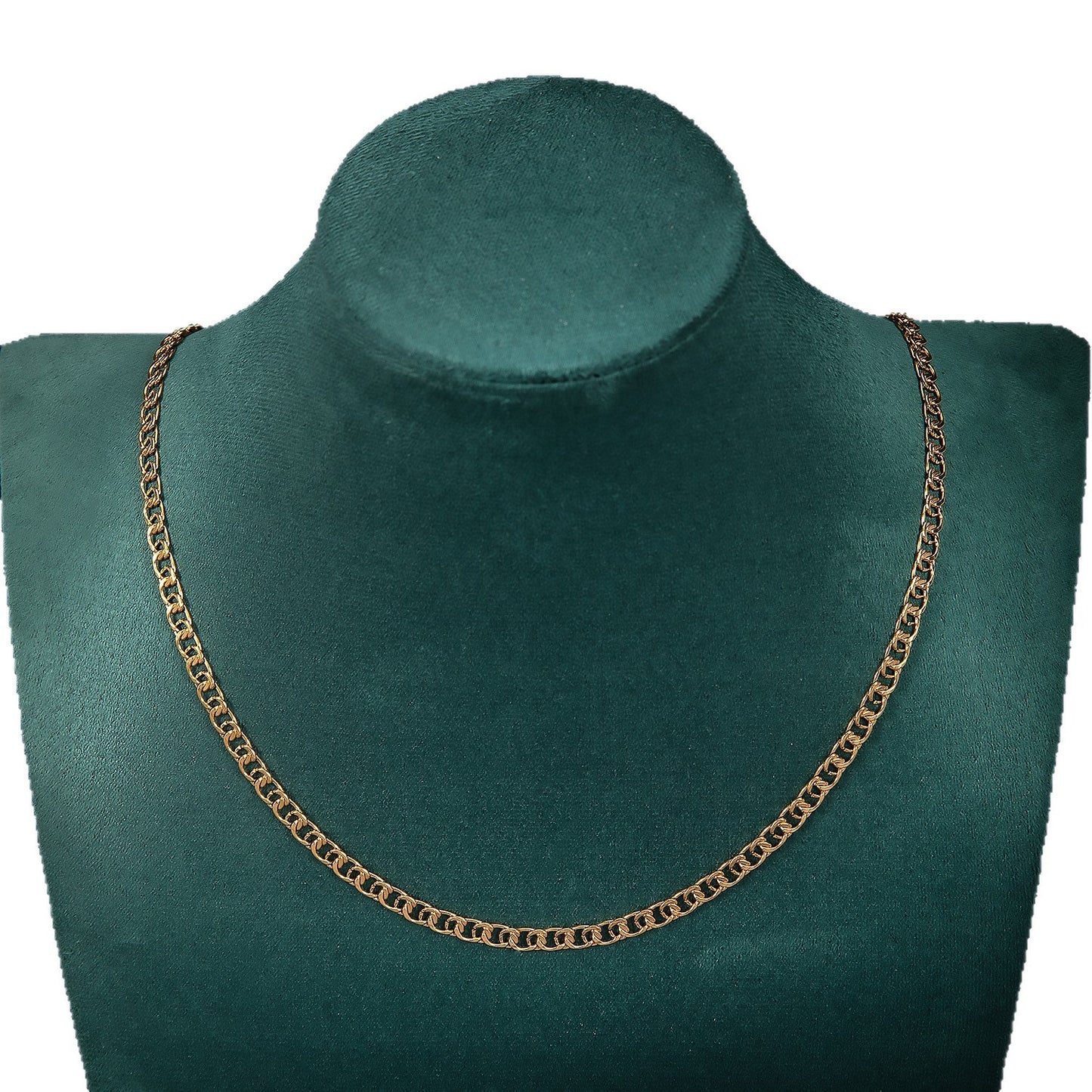 Unisex Round Hammered Necklace In 304 Stainless Steel With Lobster Trigger Clasp Closure, Steel Color