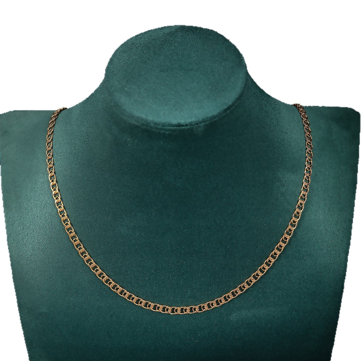 Unisex Round Hammered Necklace In 304 Stainless Steel With Lobster Trigger Clasp Closure, Steel Color