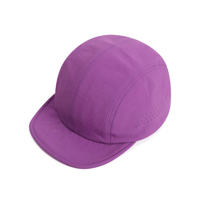 Unisex Solid Color Breathable Polyester Baseball Cap With Curved Brim, Featuring Embroidery For Commute