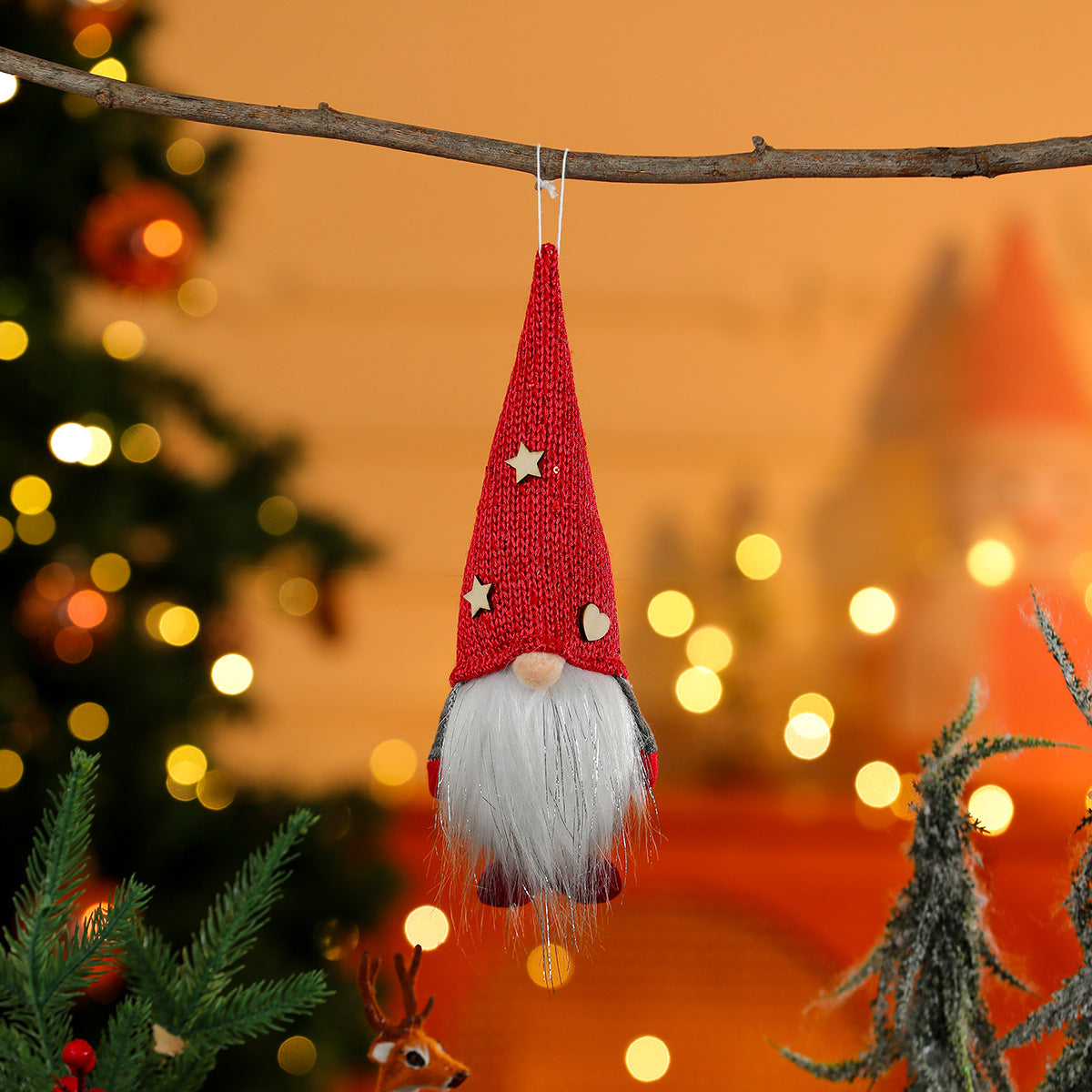 Christmas Braid Ornaments In Polyester For Festive Holiday Decoration