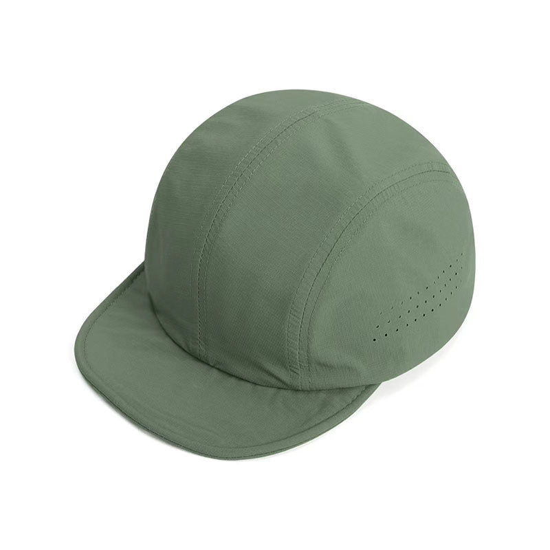 Unisex Solid Color Breathable Polyester Baseball Cap With Curved Brim, Featuring Embroidery For Commute