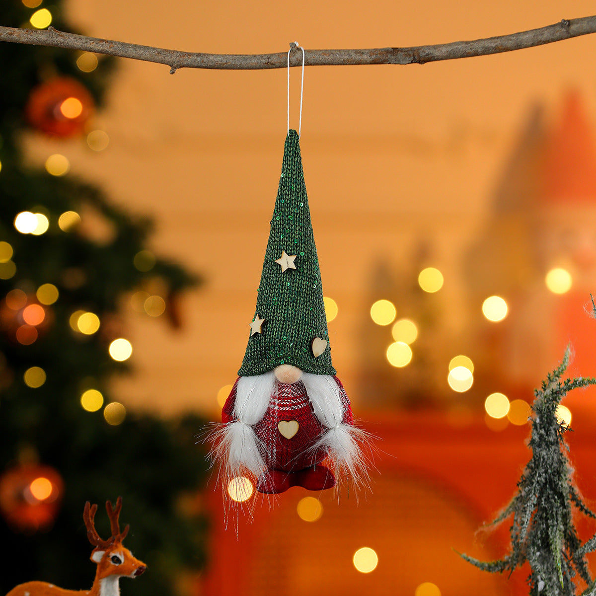 Christmas Braid Ornaments In Polyester For Festive Holiday Decoration