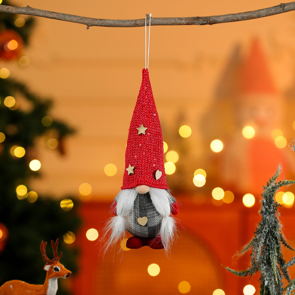 Christmas Braid Ornaments In Polyester For Festive Holiday Decoration