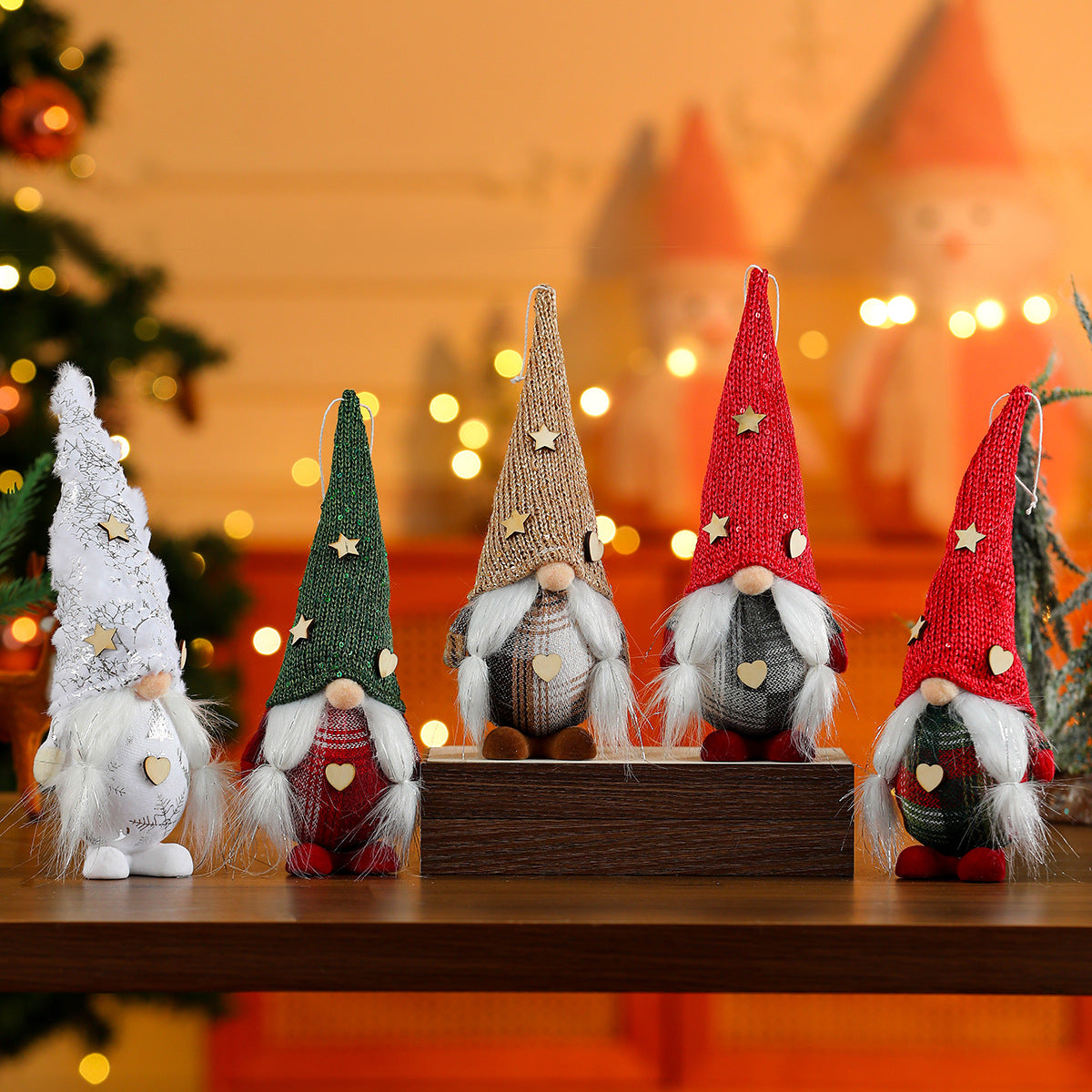 Christmas Braid Ornaments In Polyester For Festive Holiday Decoration