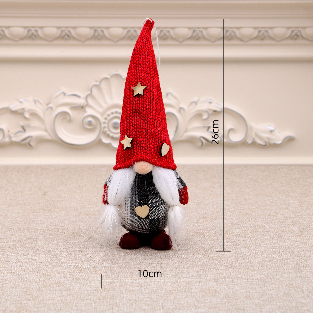 Christmas Braid Ornaments In Polyester For Festive Holiday Decoration