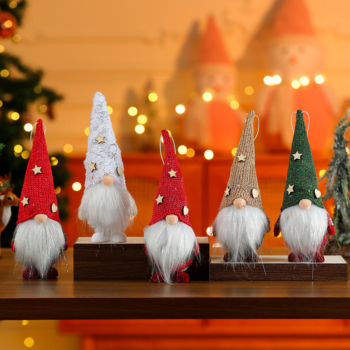 Christmas Braid Ornaments In Polyester For Festive Holiday Decoration