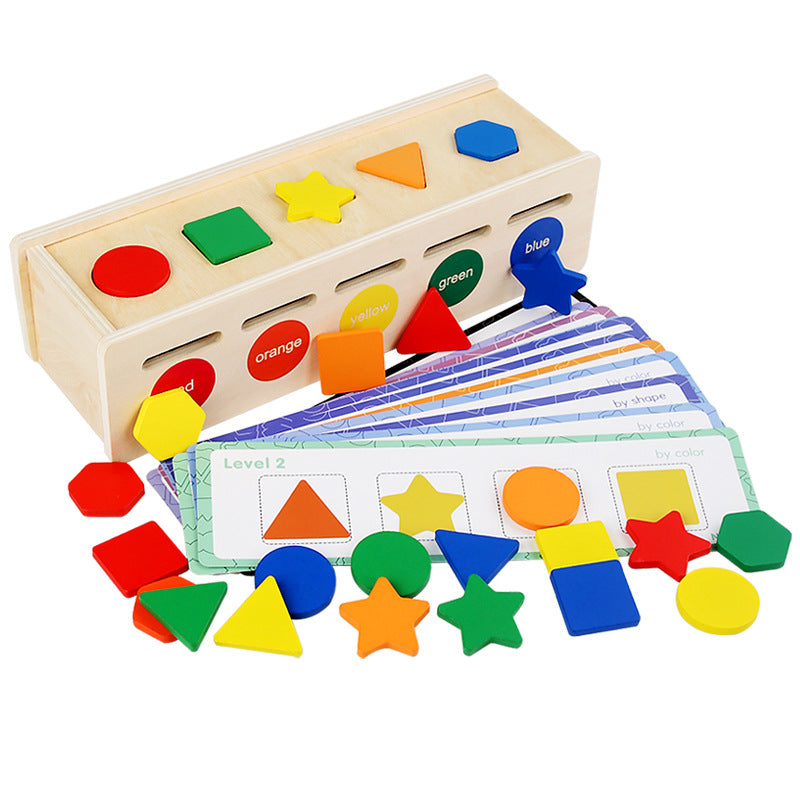 Wooden Learning Toys For Toddlers Ages 3-6, Children Unisex Educational Toy In Colour