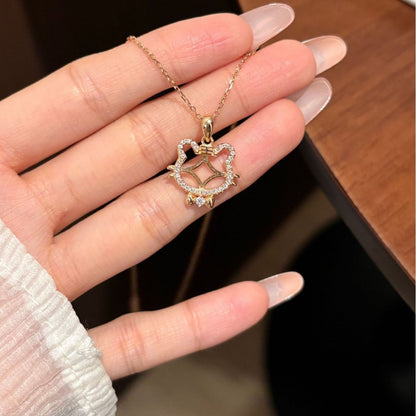 Tiger Pendant In 925 Sterling Silver With Agate Inlay, Featuring 925 Sterling Silver Chain For Women