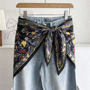 Tulip Floral Print - Black