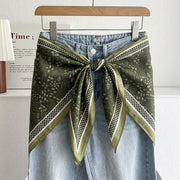 Starry Sky Small Floral Pattern - Green