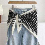 Double-frame Polka Dots - Black