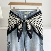 Double-frame Polka Dots - White
