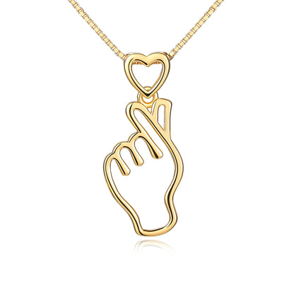 Heart Shape Pendant For Women In 925 Sterling Silver With Agate Inlay, Gold Finish, Perfect For Summer