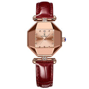 P368 Rose Gold Coffee-Colored Leather Belt
