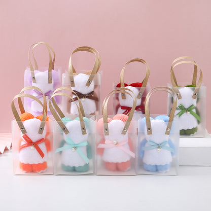 Decorative Cake-Shaped Towels For Home Textiles And Unique Bathroom Accessories