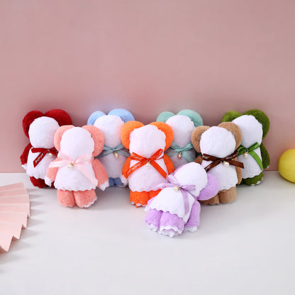 Decorative Cake-Shaped Towels For Home Textiles And Unique Bathroom Accessories