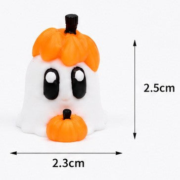 Halloween Plastic Ornaments Featuring Spooky Halloween Patterns For Festive Home Decor And Party Supplies