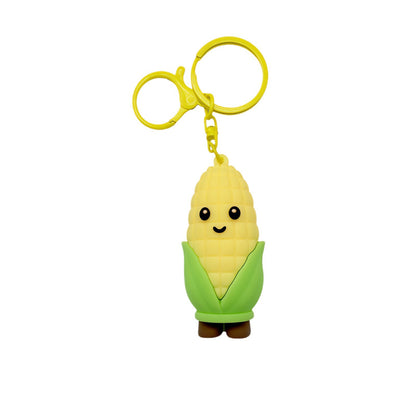 Apple New Year Key Chains With Bag Charms In Durable PVC Material