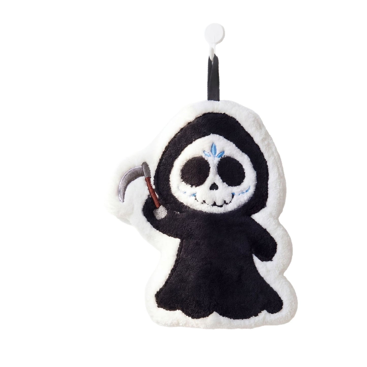 Cartoon Style Halloween Pattern Coral Fleece Towels For Halloween Hand Drying