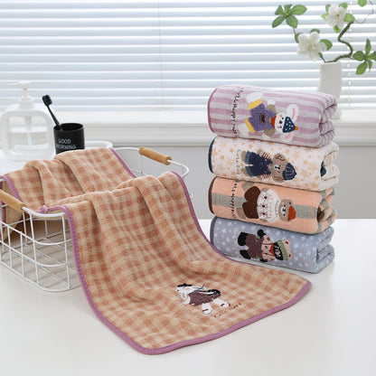 Soft And Absorbent Towels For Home Use, Available In Multiple Colors And Sizes