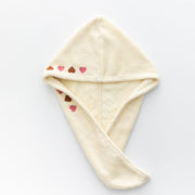 Heart-shaped, beige