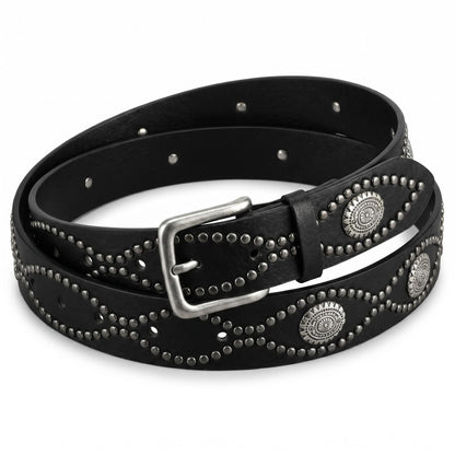 Snakeskin Punk Fashion Belt In Patent PU Leather With Alloy Pin Buckle