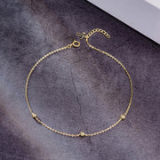 14K Gold, Chain Length 22+2cm Extension